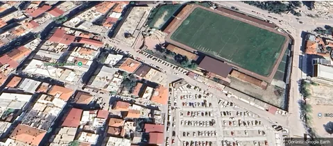 Soma Atatürk Stadyumu — Google Earth uydu görüntüsü
