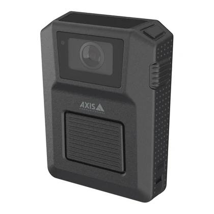 Axis AXIS W102 Body Worn Camera — Dayanıklı Yaka Kamerası (Canlı Yayın)
