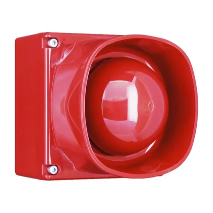 Cooper CAS381WP — Cooper CAS381WP Adreslenebilir Ultra Düşük Akımlı Dış Ortam Duvar Sireni