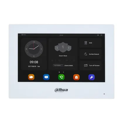 Dahua VTH5321GB-W — 7 inç Android IP Daire İçi Monitör