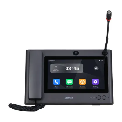 Dahua VTS8A40B-CG — Kameralı IP Ana İstasyon (Kapıcı Konsolu)