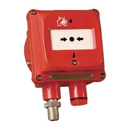 GST DI-9204Exd — Exproof Yangın Alarm Butonu