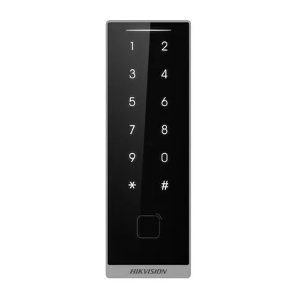 Hikvision DS-K1105EDKB — Tuş Takımlı IP66 Kart Okuyucu (DESFire)