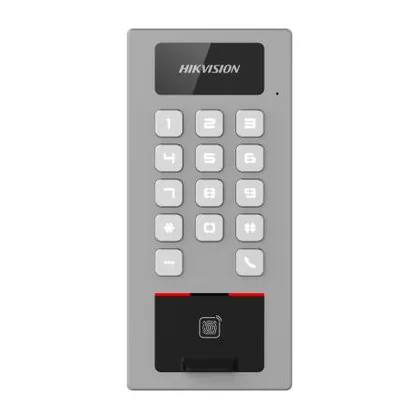 Hikvision DS-K1T502DBFWX-E1 — Parmak İzli Geçiş Kontrol Terminali (PoE, Wi-Fi)