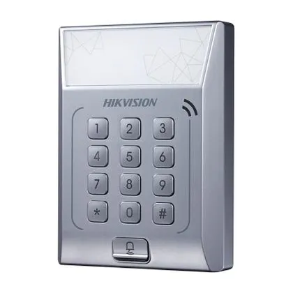 Hikvision DS-K1T801M — Mifare Kartlı ve Tuş Takımlı Geçiş Kontrol Terminali