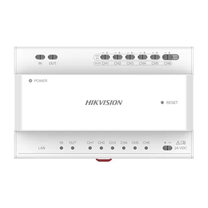 Hikvision DS-KAD706Y — 6 Portlu 2 Kablolu Dağıtıcı