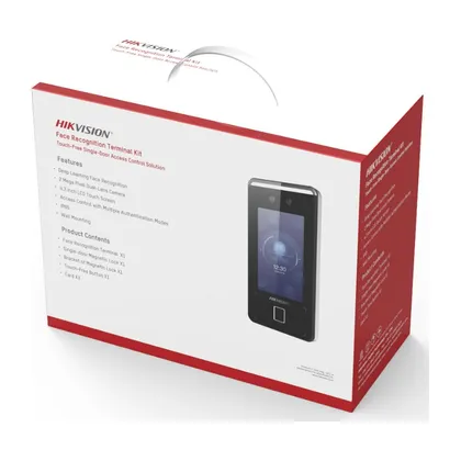 Hikvision DS-KAS541 — Yüz Tanımalı Geçiş Kontrol Seti (QR Kodlu, IP65)