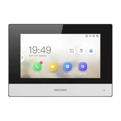 Hikvision DS-KH6320Y-WTE2 — 7 inç 2 Kablolu IP Daire İçi Monitör