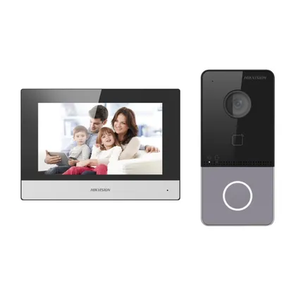 Hikvision DS-KIS603-P(C) — IP Villa İnterkom Seti 7 inç Wi-Fi