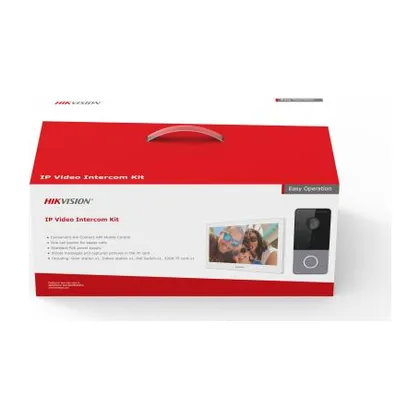 Hikvision DS-KIS607-S — IP İnterkom Seti 7 inç Wi-Fi, PoE Switch