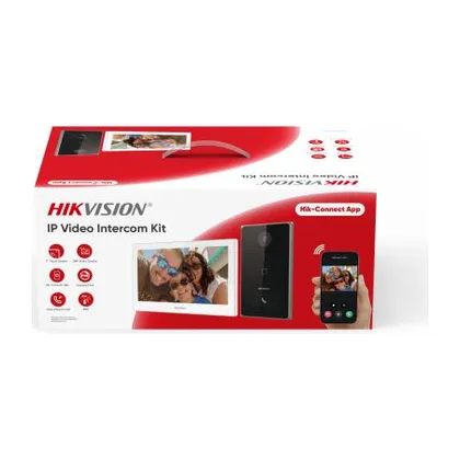 Hikvision DS-KIS608-P — Dokunmatik PoE IP İnterkom Seti 7 inç