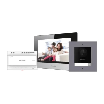 Hikvision DS-KIS702Y-P — TF Kartlı 2 Kablolu IP Villa İnterkom Seti