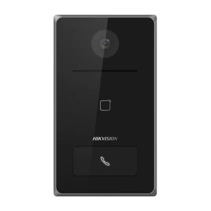 Hikvision DS-KV6133-WME1 — Tek Butonlu Metal Wi-Fi Villa Kapı İstasyonu
