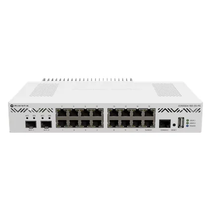 MikroTik CCR2004-16G-2S+PC — 16 Portlu Gigabit ve 2x SFP+ Yönlendirici
