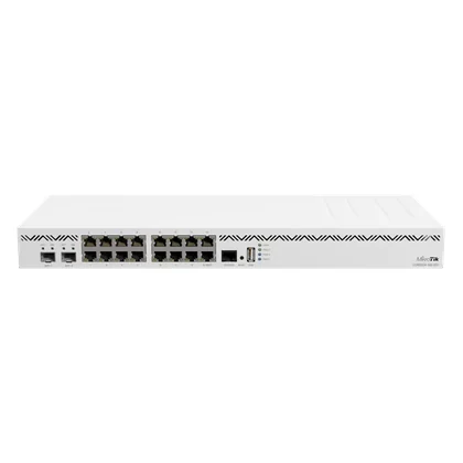 MikroTik CCR2004-16G-2S+ — 16 Portlu Gigabit ve 2x SFP+ Rack Yönlendirici