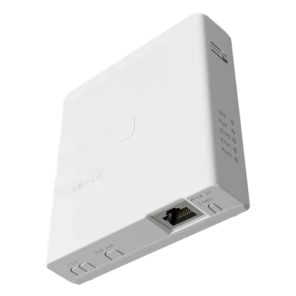 MikroTik GPEN21 — SFP'li Gigabit Passive PoE Enjektörü