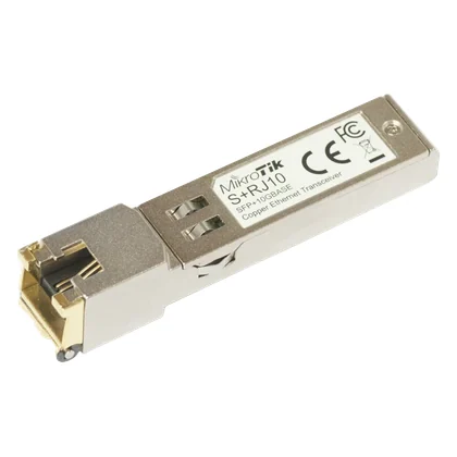 MikroTik S+RJ10 — SFP+ RJ45 Bakır Modül, 10G ve Çoklu Hız