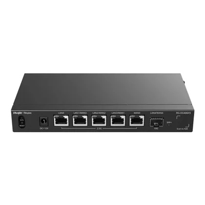 Reyee RG-EG406XS — 5 Portlu 2,5G Bulut Yönetimli Yönlendirici, 1x 10G Port