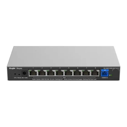 Reyee RG-NBF2100S-8GT1SC-P — RG-NBF2100S-8GT1SC-P, 1G Katman 2 Cloud Yönetilen PoE+ Anahtarı