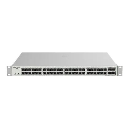 Reyee RG-NBS3100-48GT4SFP-P-V2 — RG-NBS3100-48GT4SFP-P-V2, 48 Portlu Gigabit Katman 2 Bulut Yönetilen PoE Switch, 4 x 1G Uplinkler