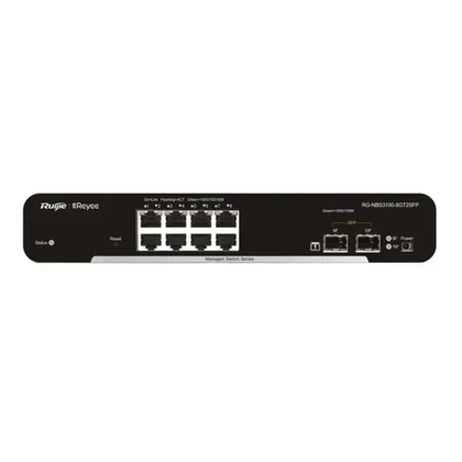 Reyee RG-NBS3100-8GT2SFP — RG-NBS3100-8GT2SFP, 10-portlu Gigabit Layer 2 Bulut (Cloud) Yönetimli Anahtar