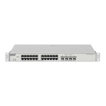 Reyee RG-NBS5200-24GT4XS-P-V2 — RG-NBS5200-24GT4XS-P-V2, 24 Portlu Gigabit Katman 3 PoE Switch, 4 SFP+ Uplinki